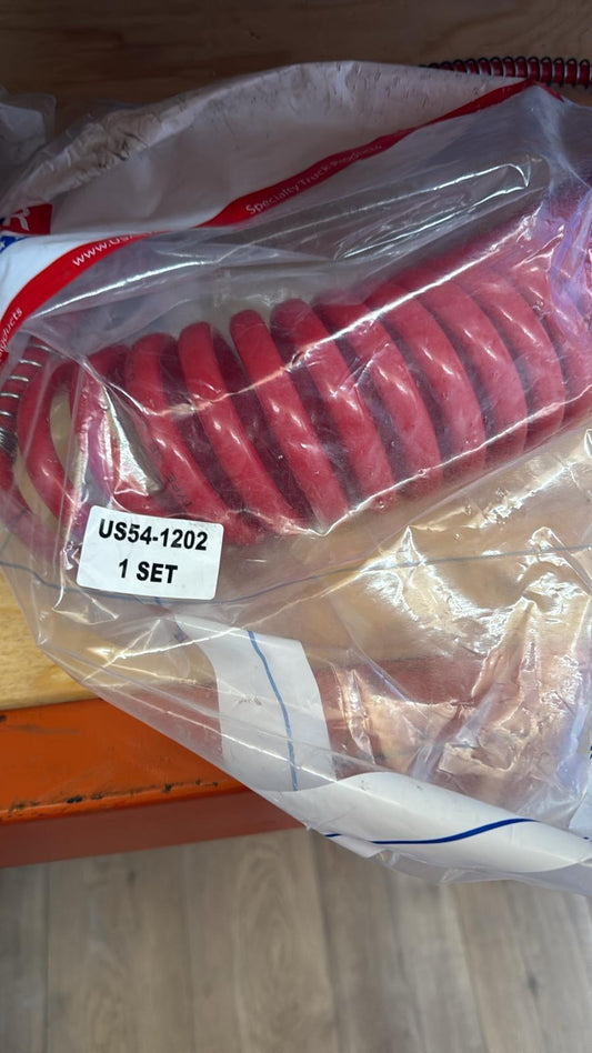 US541202 Spring Coil Red HOSE(Dot) 15' + 40" (8B)