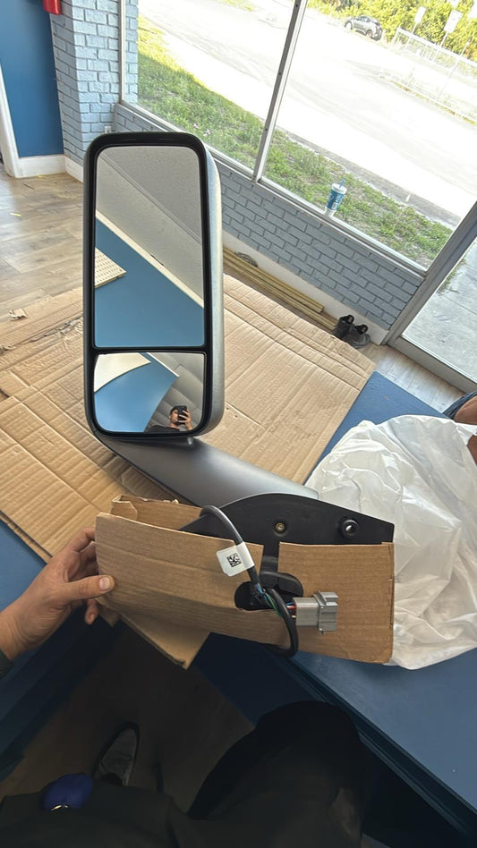 Mirror Assy LH Heated Black
