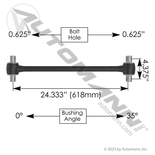 TMR535 - Torque Rod 24.330in Freightliner (12C)